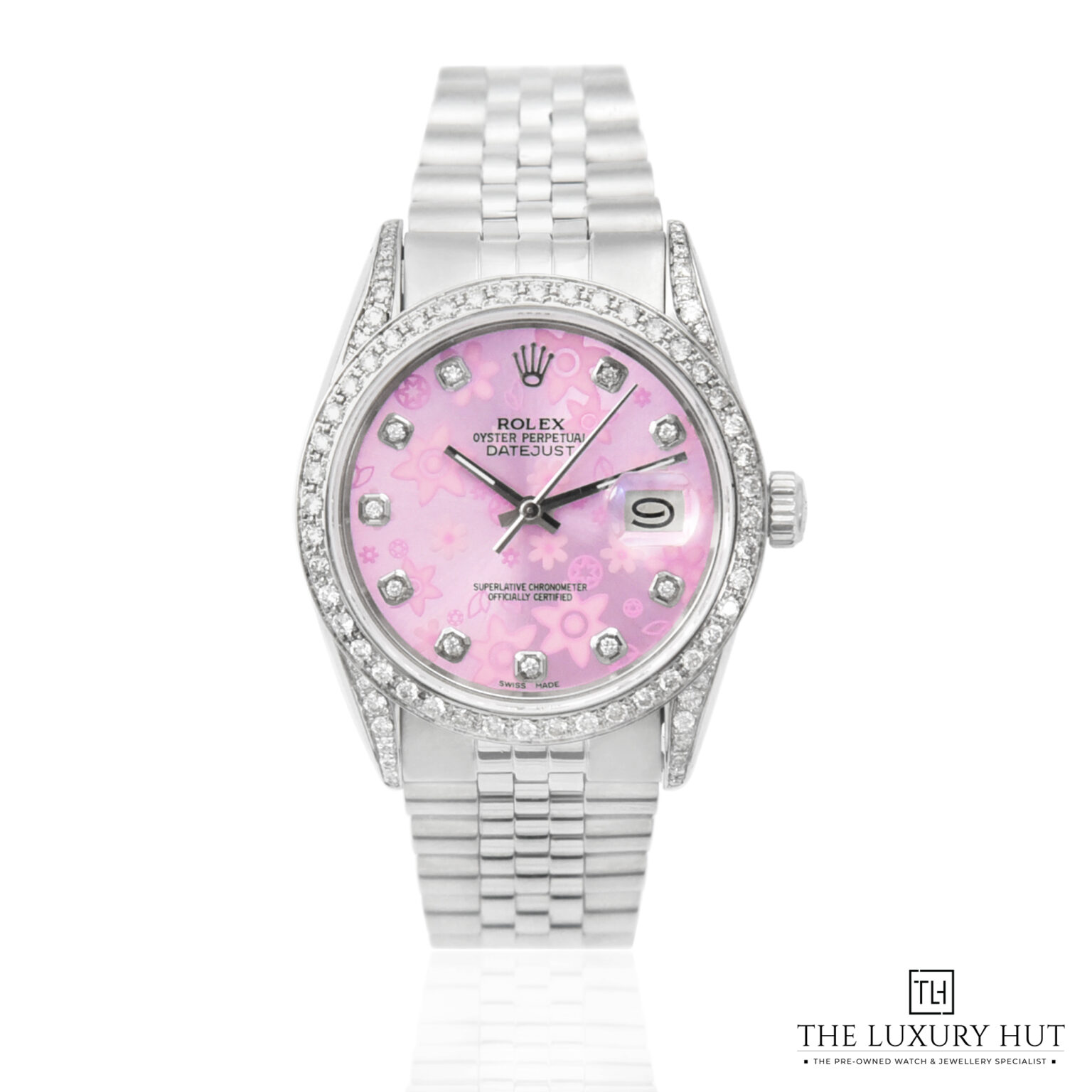 Rolex Datejust 36mm Pink Flower Diamond Dial